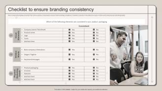Checklist To Ensure Branding Consistency Strategic Marketing Plan To Increase