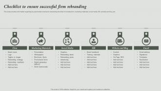 Checklist To Ensure Successful Firm Rebranding How To Rebrand Without Losing Potential Audience