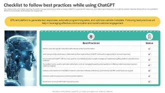 Checklist To Follow Best what Is Chatgpt And GPT 4 Everything You Need Chatgpt SS V