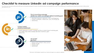 Checklist To Measure Linkedin Ad Linkedin Marketing Strategies To Increase Conversions MKT SS V