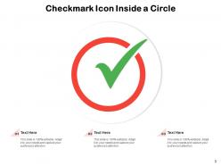 Checkmark Icon Inside A Circle Round Arrow Laptop Screen