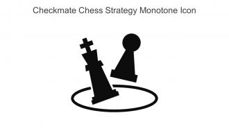 Checkmate Chess Strategy Monotone Icon In Powerpoint Pptx Png And Editable Eps Format