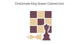 Checkmate King Queen Colored Icon In Powerpoint Pptx Png And Editable Eps Format
