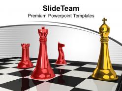 Checkmate strategies business concept powerpoint templates ppt themes and graphics 0113