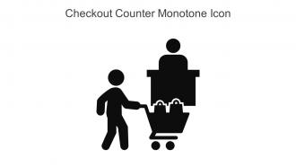 Checkout Counter Monotone Icon In Powerpoint Pptx Png And Editable Eps Format