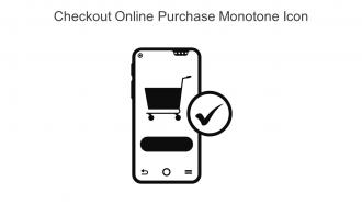 Checkout Online Purchase Monotone Icon In Powerpoint Pptx Png And Editable Eps Format