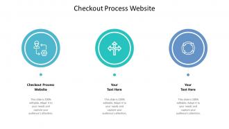 Checkout process website ppt powerpoint presentation infographics vector cpb