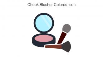 Cheek Blusher Colored Icon In Powerpoint Pptx Png And Editable Eps Format