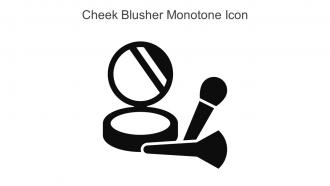 Cheek Blusher Monotone Icon In Powerpoint Pptx Png And Editable Eps Format