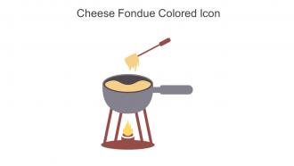 Cheese Fondue Colored Icon In Powerpoint Pptx Png And Editable Eps Format