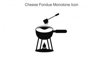 Cheese Fondue Monotone Icon In Powerpoint Pptx Png And Editable Eps Format