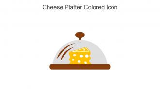 Cheese Platter Colored Icon In Powerpoint Pptx Png And Editable Eps Format