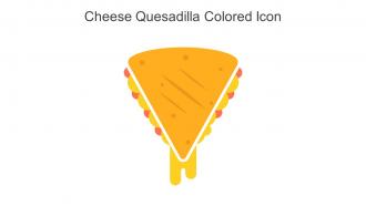 Cheese Quesadilla Colored Icon In Powerpoint Pptx Png And Editable Eps Format