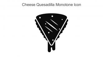 Cheese Quesadilla Monotone Icon In Powerpoint Pptx Png And Editable Eps Format