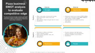 Cheesy Delight Business Plan Pizza Business Swot Analysis To Evaluate Competitive Edge BP SS V