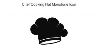 Chef Cooking Hat Monotone Icon In Powerpoint Pptx Png And Editable Eps Format
