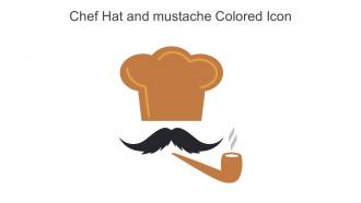 Chef Hat And Mustache Colored Icon In Powerpoint Pptx Png And Editable Eps Format