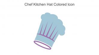 Chef Kitchen Hat Colored Icon In Powerpoint Pptx Png And Editable Eps Format