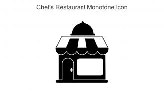 Chefs Restaurant Monotone Icon In Powerpoint Pptx Png And Editable Eps Format