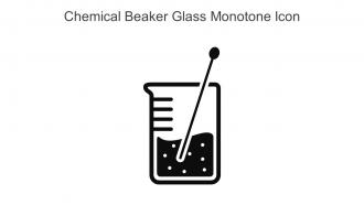 Chemical Beaker Glass Monotone Icon In Powerpoint Pptx Png And Editable Eps Format
