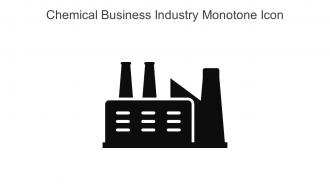 Chemical Business Industry Monotone Icon In Powerpoint Pptx Png And Editable Eps Format