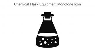 Chemical Flask Equipment Monotone Icon In Powerpoint Pptx Png And Editable Eps Format