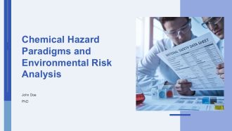 Chemical Hazard Paradigms And Environmental Risk Analysis PPT Example AT