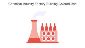 Chemical Industry Factory Building Colored Icon In Powerpoint Pptx Png And Editable Eps Format