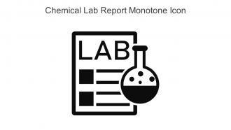 Chemical Lab Report Monotone Icon In Powerpoint Pptx Png And Editable ...