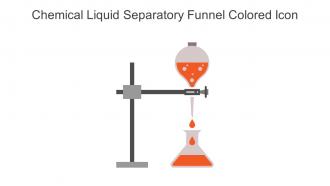 Chemical Liquid Separatory Funnel Colored Icon In Powerpoint Pptx Png And Editable Eps Format