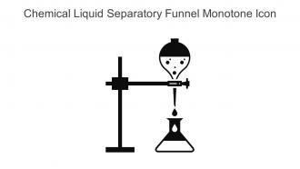 Chemical Liquid Separatory Funnel Monotone Icon In Powerpoint Pptx Png And Editable Eps Format