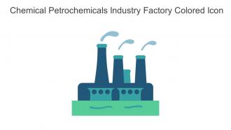 Chemical Petrochemicals Industry Factory Colored Icon In Powerpoint Pptx Png And Editable Eps Format
