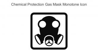 Chemical Protection Gas Mask Monotone Icon In Powerpoint Pptx Png And Editable Eps Format