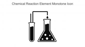 Chemical Reaction Element Monotone Icon In Powerpoint Pptx Png And Editable Eps Format