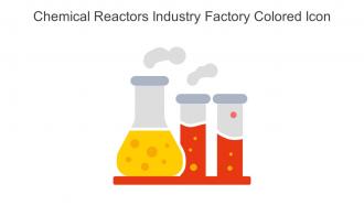 Chemical Reactors Industry Factory Colored Icon In Powerpoint Pptx Png And Editable Eps Format