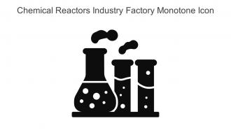 Chemical Reactors Industry Factory Monotone Icon In Powerpoint Pptx Png And Editable Eps Format