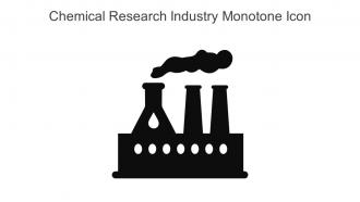 Chemical Research Industry Monotone Icon In Powerpoint Pptx Png And Editable Eps Format