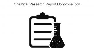 Chemical Research Report Monotone Icon In Powerpoint Pptx Png And Editable Eps Format