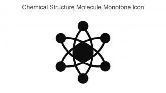 Chemical Structure Molecule Monotone Icon In Powerpoint Pptx Png And Editable Eps Format
