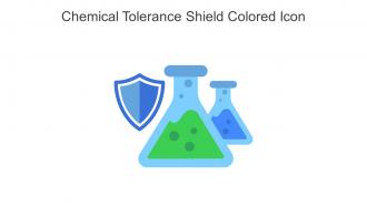 Chemical Tolerance Shield Colored Icon In Powerpoint Pptx Png And Editable Eps Format