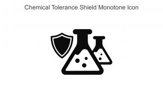 Chemical Tolerance Shield Monotone Icon In Powerpoint Pptx Png And Editable Eps Format
