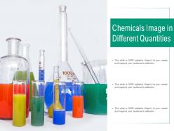 Chemicals image in different quantities