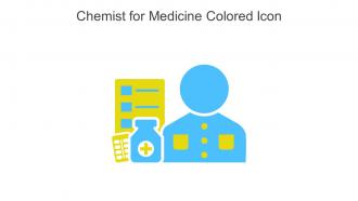 Chemist For Medicine Colored Icon In Powerpoint Pptx Png And Editable Eps Format