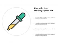 Chemistry icon showing pipette tool