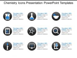 Chemistry icons presentation powerpoint templates