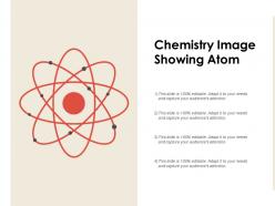 Chemistry image showing atom