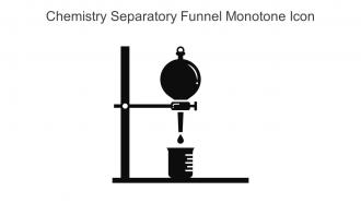 Chemistry Separatory Funnel Monotone Icon In Powerpoint Pptx Png And Editable Eps Format