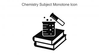 Chemistry Subject Monotone Icon In Powerpoint Pptx Png And Editable Eps Format