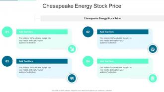 Chesapeake Energy Stock Price In Powerpoint And Google Slides Cpb