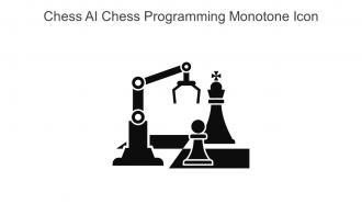 Chess AI Chess Programming Monotone Icon In Powerpoint Pptx Png And Editable Eps Format